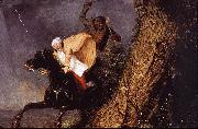 Charles Deas The Devil and Tom Walker oil painting artist